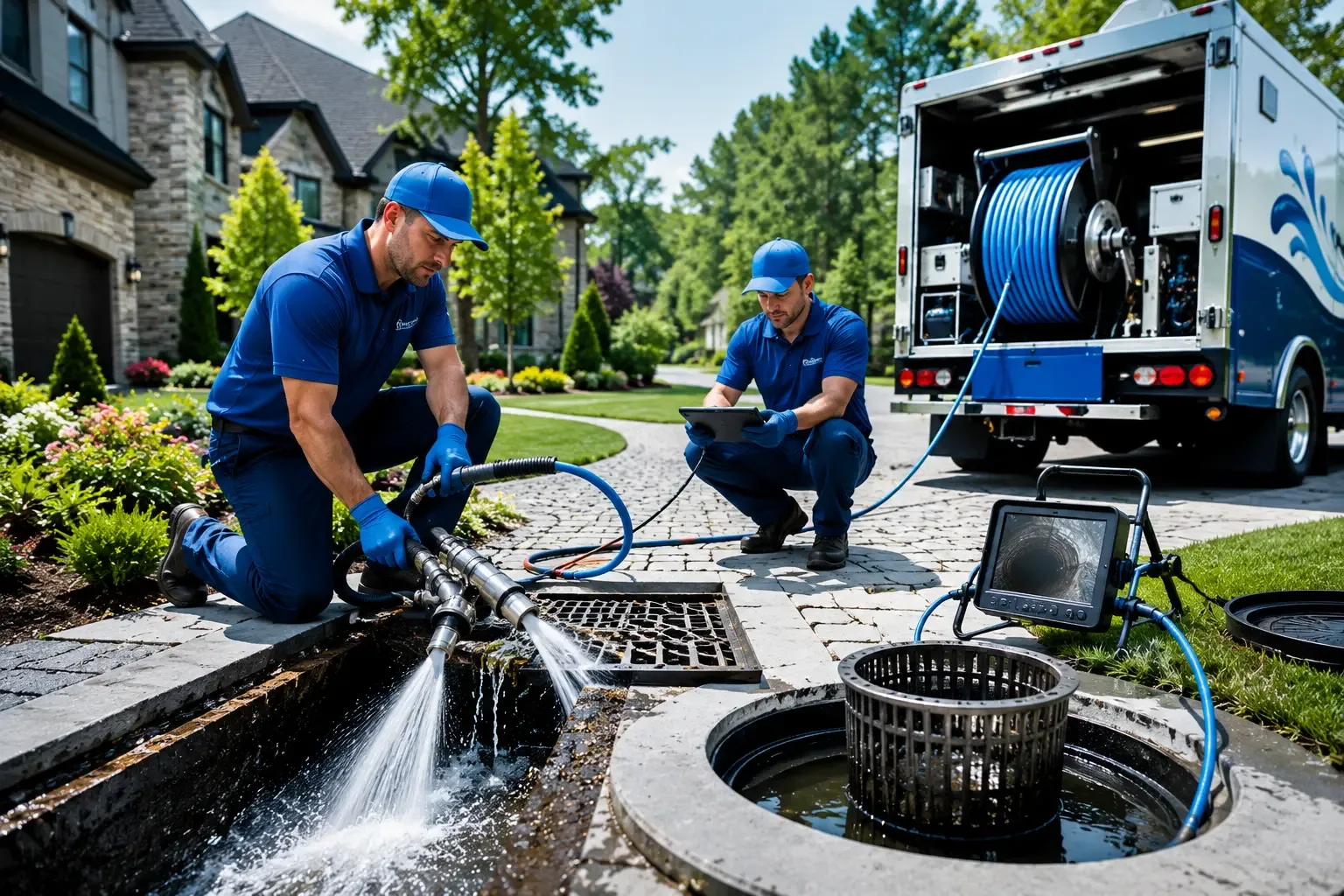 Local outdoor drain cleaning professionals in Oxford, CT